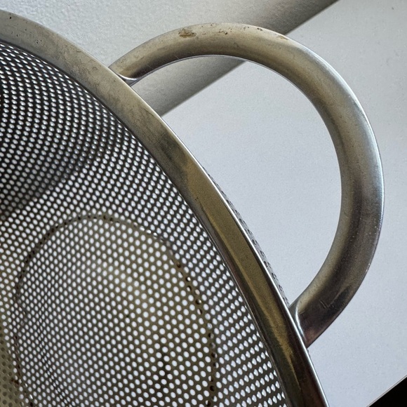 Vintage Aluminum Colander – 12” Mid-Century Kitchen Strainer - Picture 6 of 13